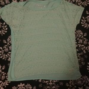 Teal shirt